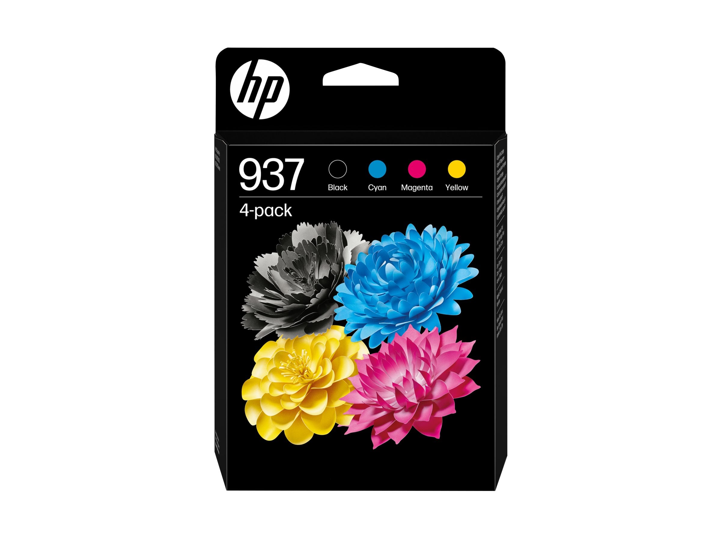 HP 937 CMYK Original Ink Cartridge 4-Pack Vorderansicht