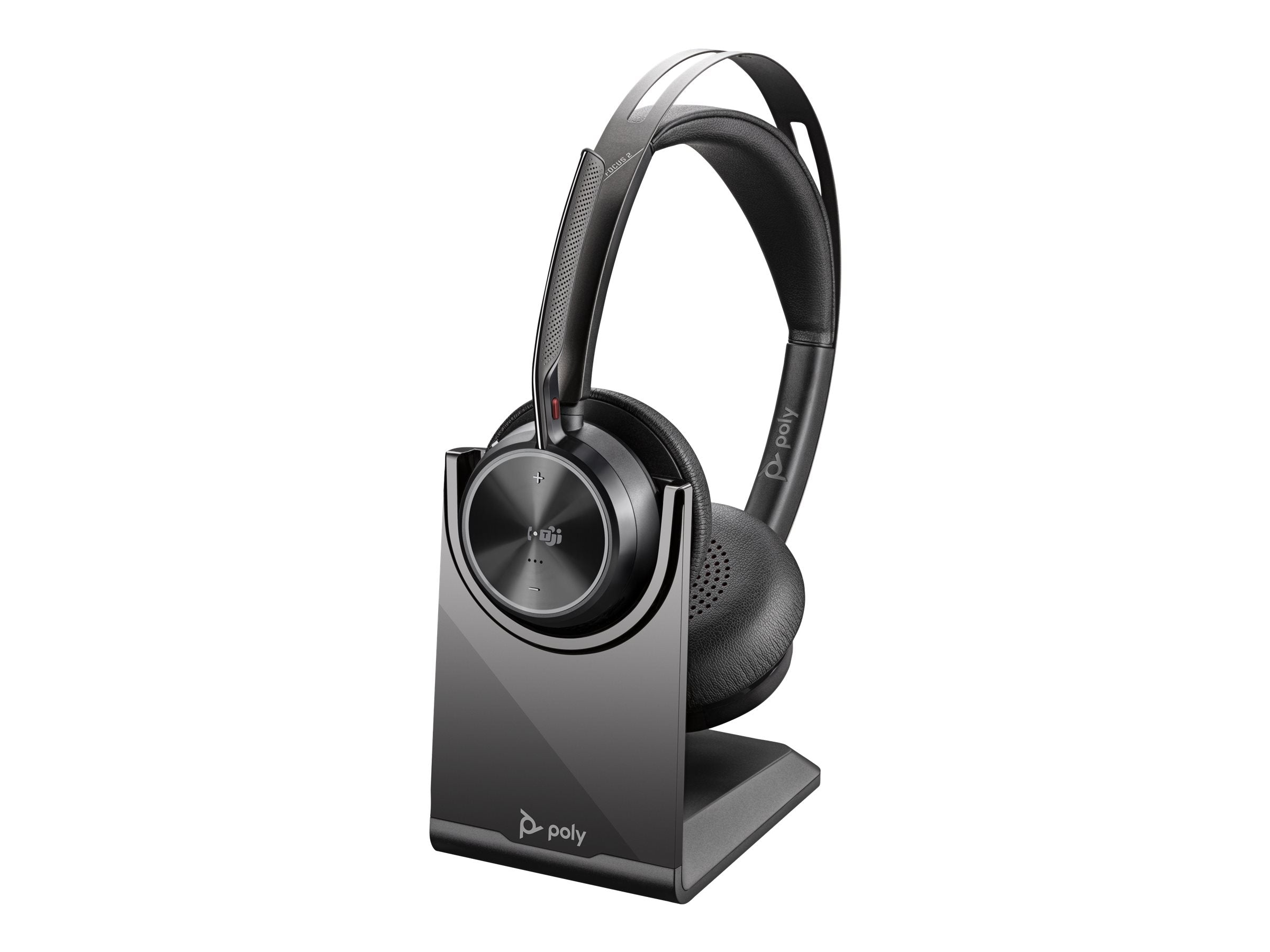 HP Poly Voyager Focus 2 Microsoft Teams Certified USB-C Bluetooth Headset +USB-C/A Adapter + Charging Stand No localization SmartBuy