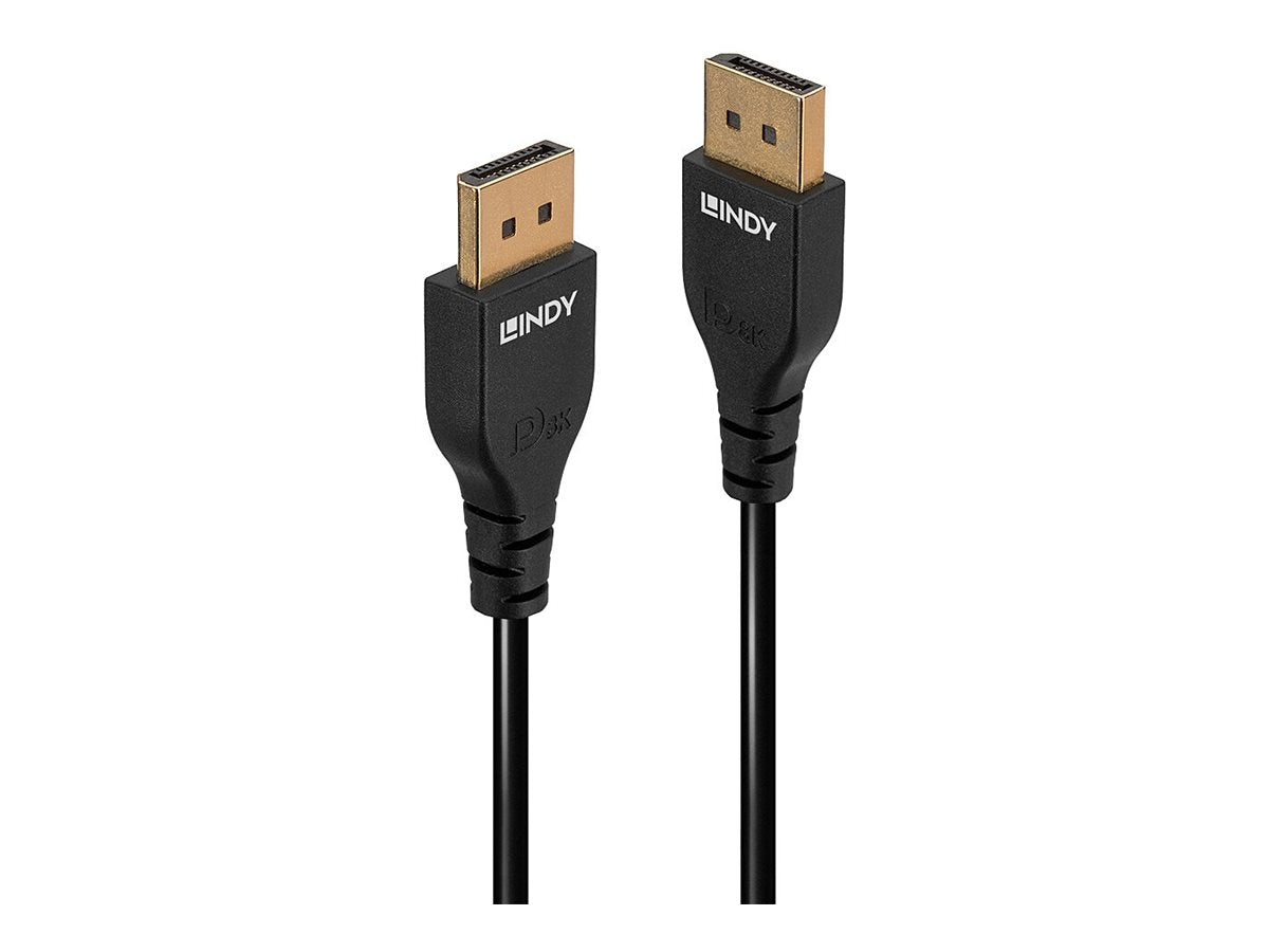 LINDY 3m DisplayPort 1.4 Kabel Slim DP-Stecker an DP-Stecker - Verpackung