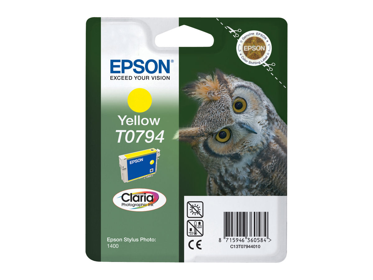 EPSON T0794 Tintenpatrone Gelb Verpackung