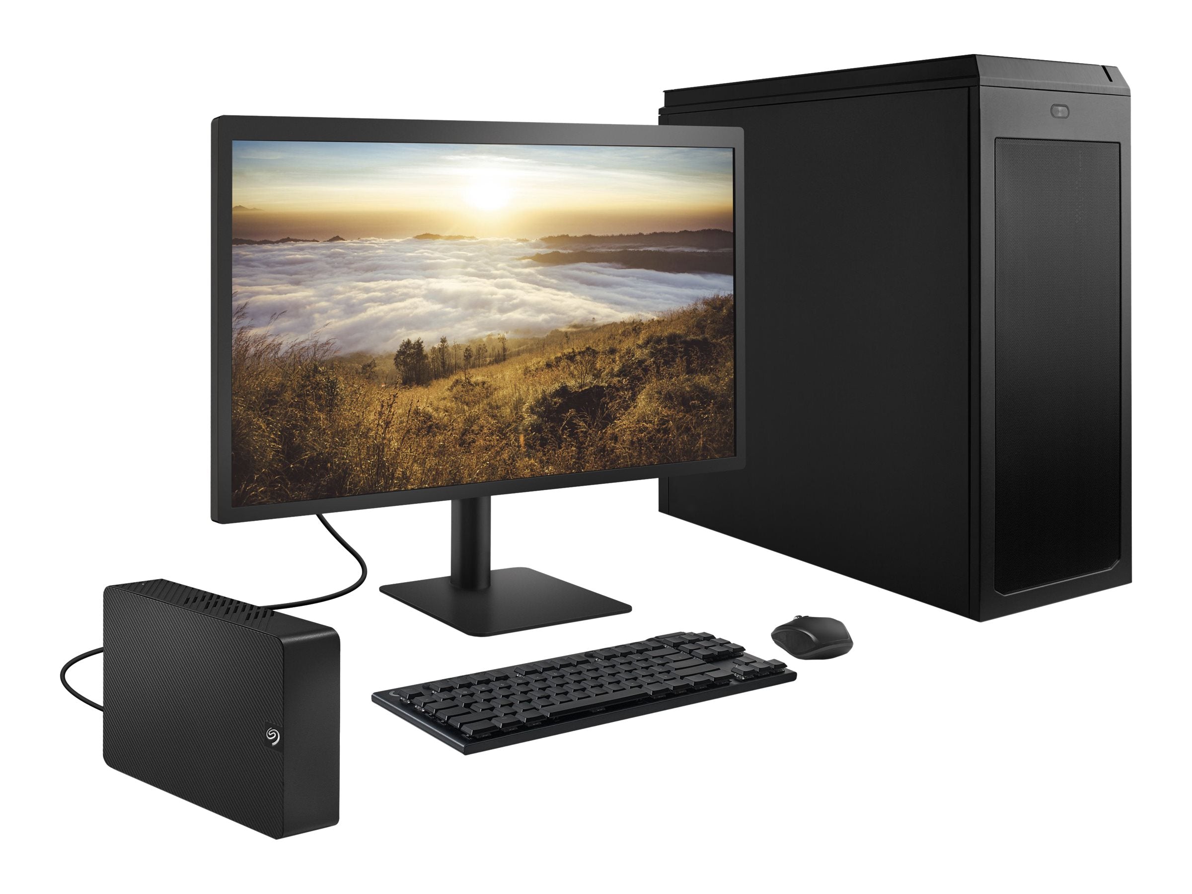 SEAGATE Expansion Desktop External Drive 10TB Seitenansicht