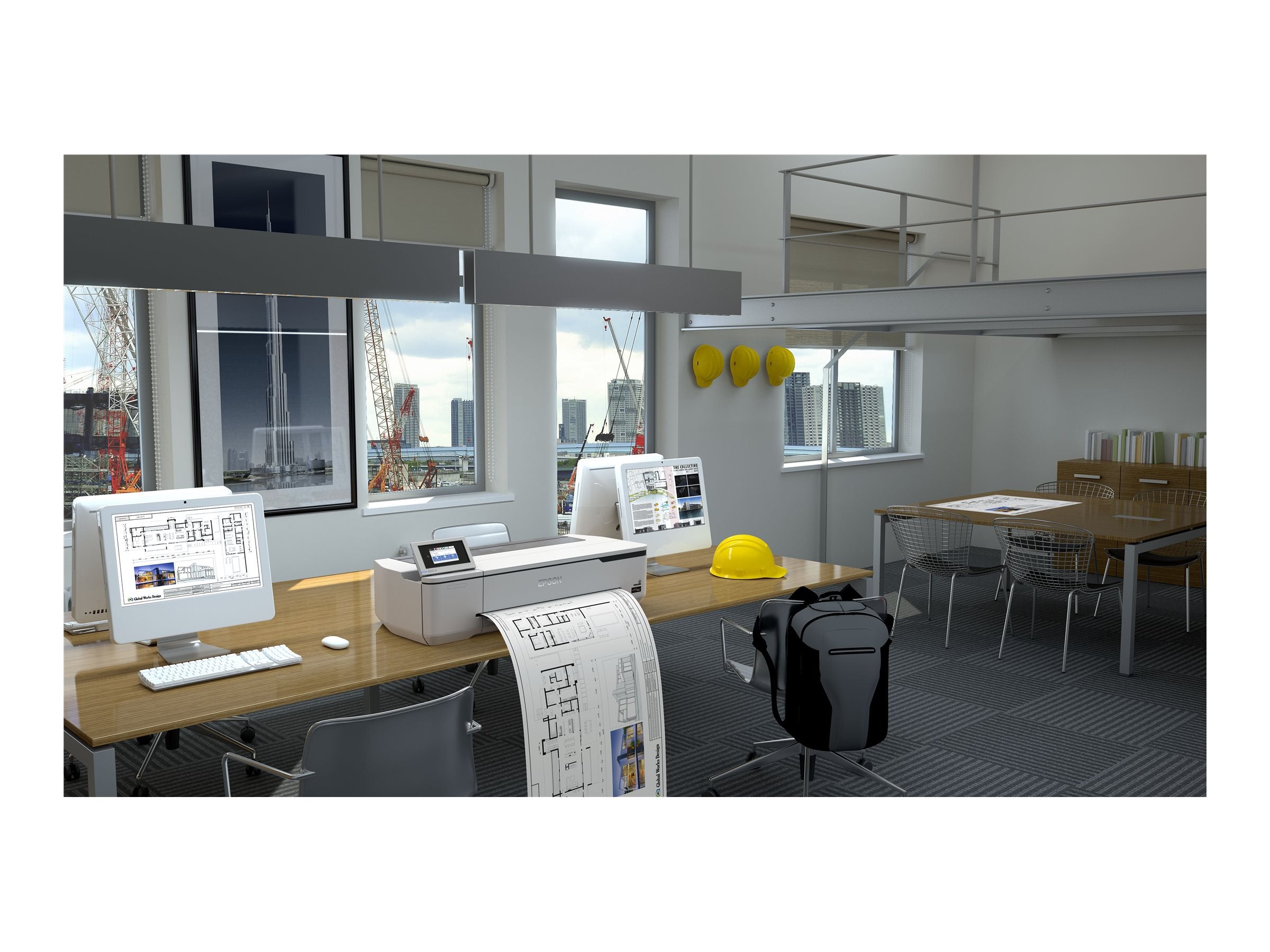 EPSON SureColor SC-T3100N Großformatdrucker Vorderansicht