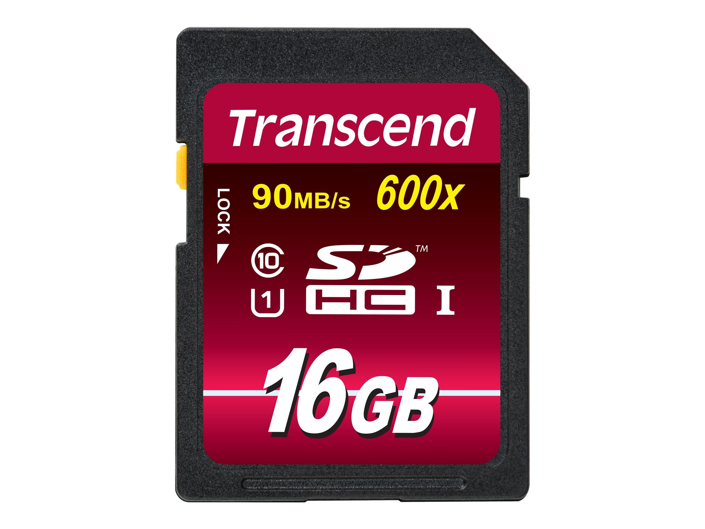 TRANSCEND Ultimate 16GB microSDHC UHS-I Vorderansicht