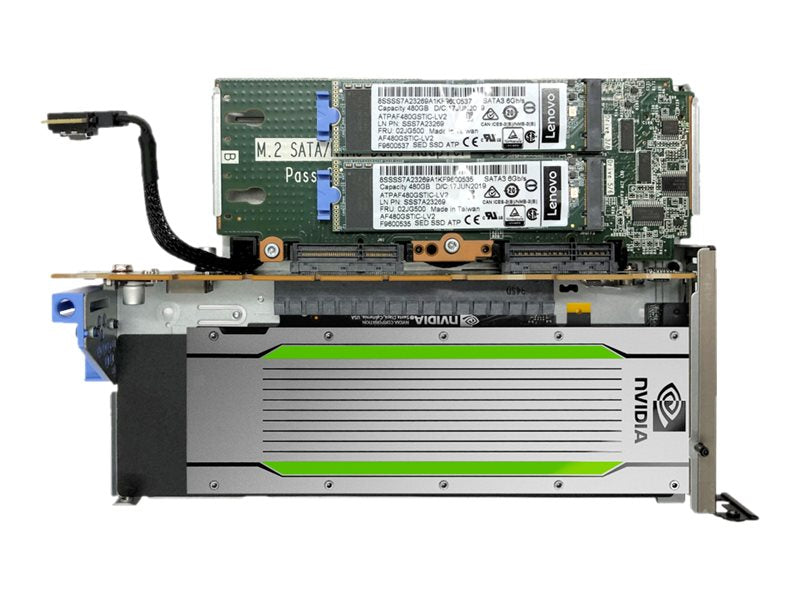 LENOVO DCG ThinkSystem SE350 PCIe Riser Cage - Vorderansicht