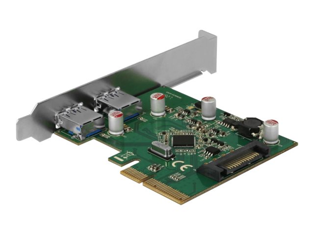 DELOCK PCI Express x4 Karte Vorderansicht
