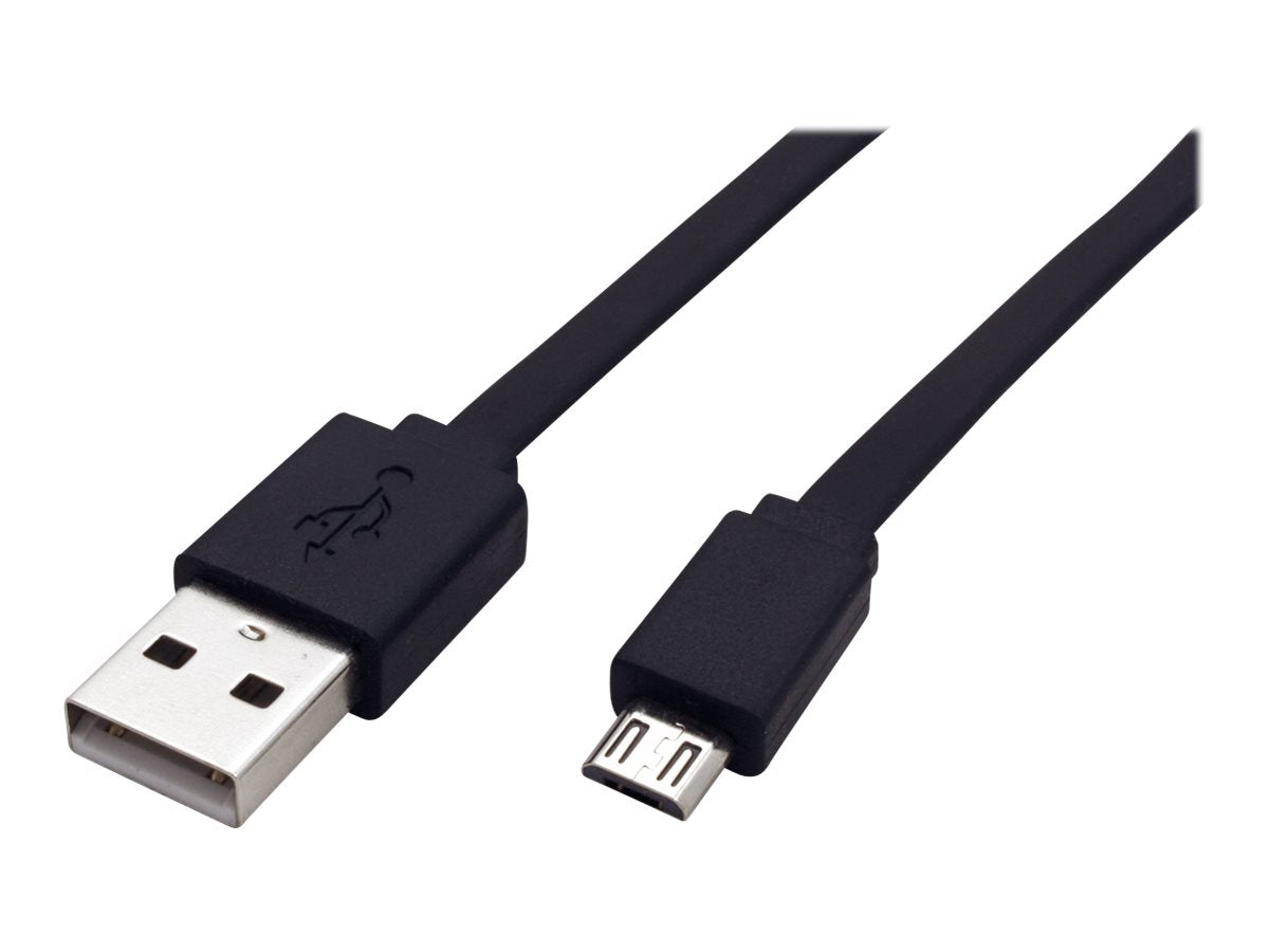 ROLINE USB 2.0 Kabel USB A ST - Micro USB B ST schwarz 1m Detailansicht