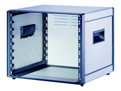 SCHROFF 48,26cm 19Zoll-Gehäuse 12 HE Aluminium - Vorderansicht