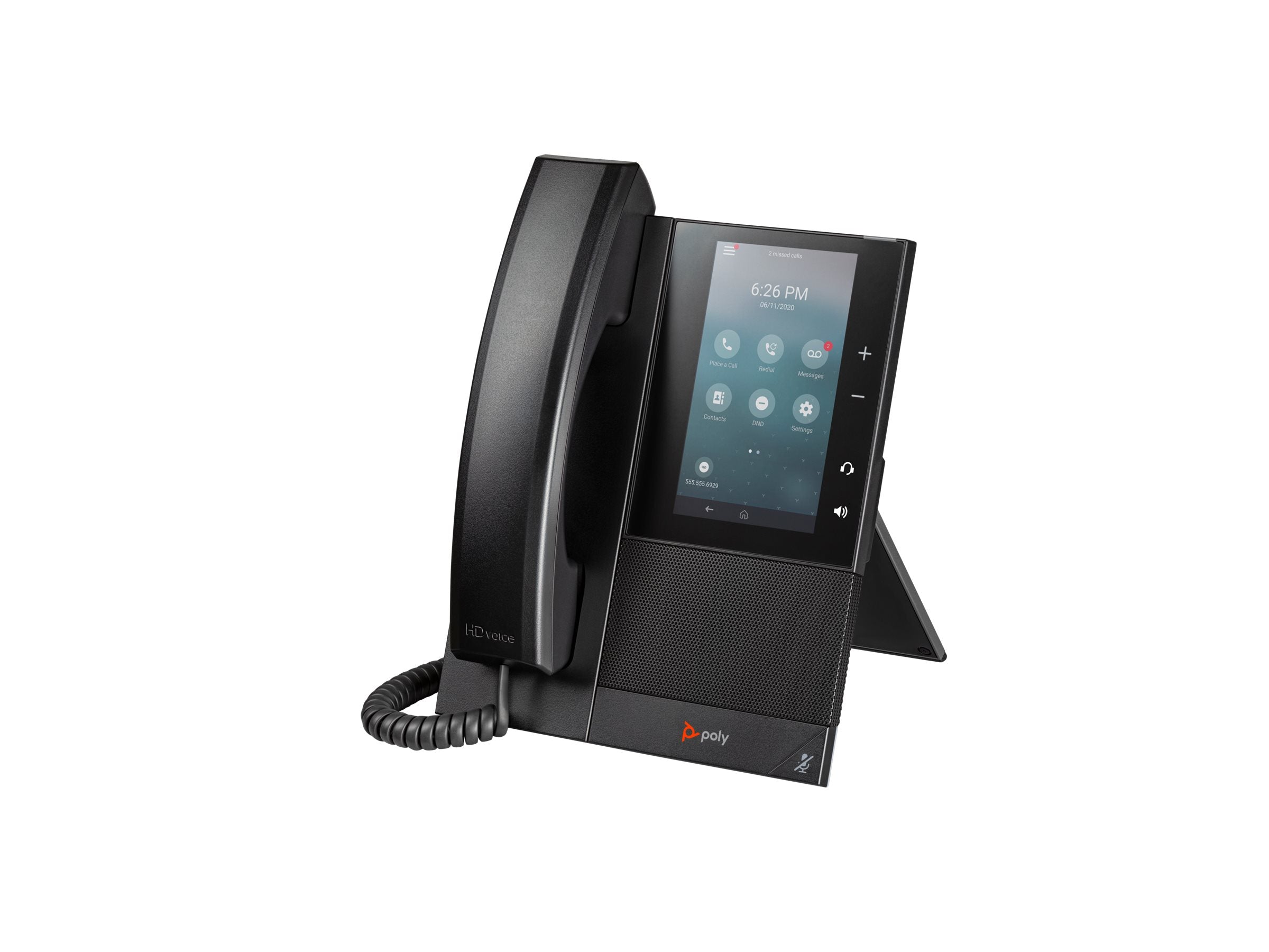 HP Poly CCX 505 VoIP-Telefon mit Touchscreen