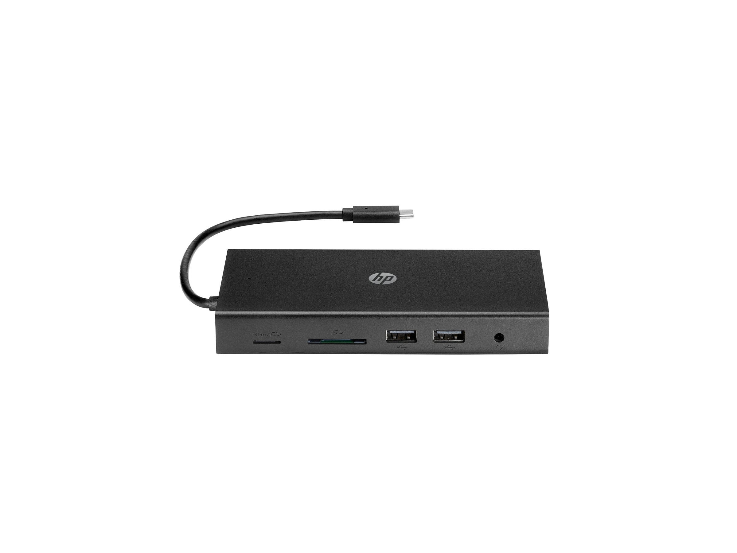HP Travel USB C Multi Port Hub Vorderansicht