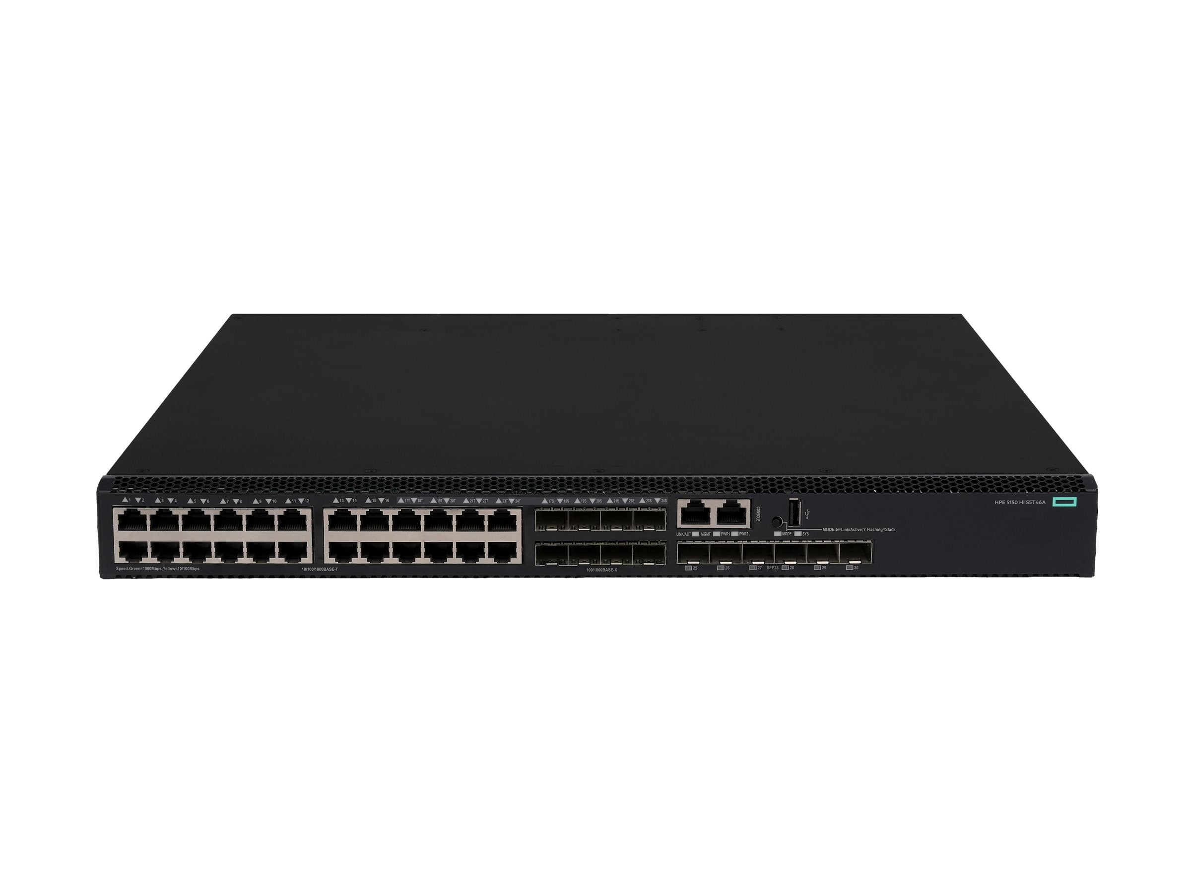 HPE Networking Comware Switch 24p 10M/100M/1G 8p SFP 1G Combo 6p SFP28 10G/25G 5150HI