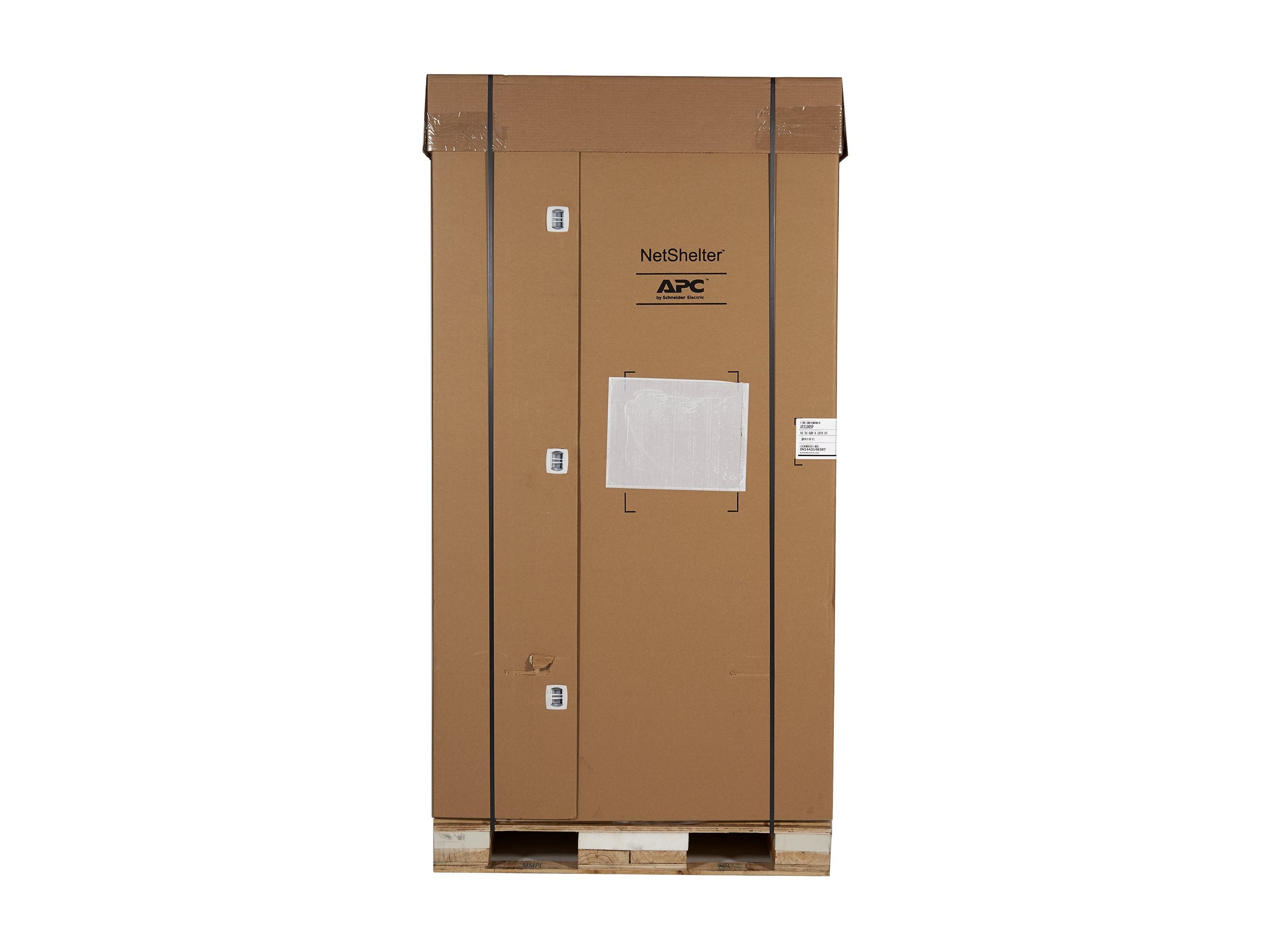APC NetShelter SX 42U Schrank mit Seiten schwarz - Seitenansicht