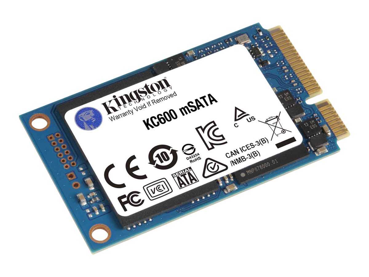 KINGSTON KC600 1024GB SATA3 mSATA SSD Detailansicht