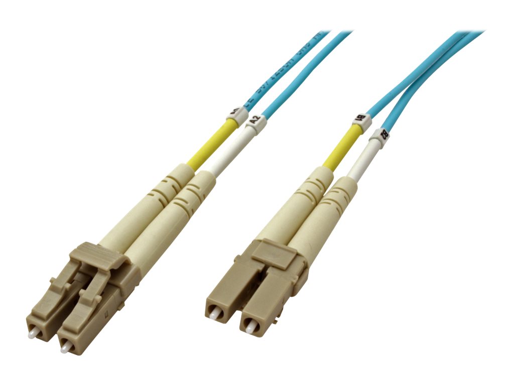 VALUE LWL-Kabel 50/125um OM3 LC/LC türkis 15m - Verpackung