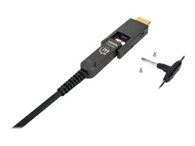 MANHATTAN Aktives HDMI-Glasfaserkabel 4K60Hz Detailansicht