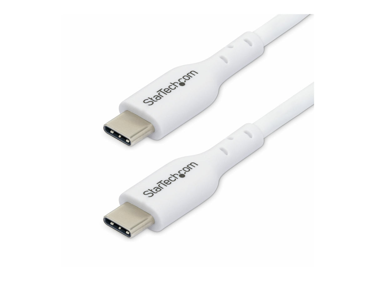 STARTECH.COM 3m USB-C Schnellladekabel USBC Kabel USB 2.0 Typ-C Laptop Ladekabel 60W Power Delivery USB-C auf USB-C Weiss