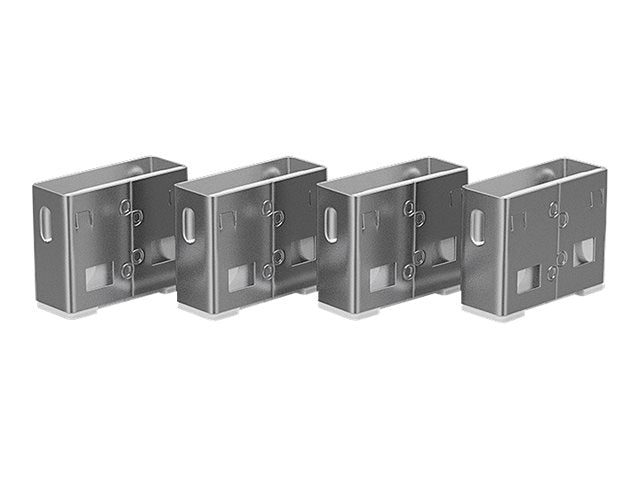 LINDY 10 USB Portschloesser WEISS im Einsatz