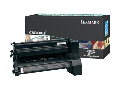 LEXMARK C782, X782e Toner schwarz kleine Kapazität Verpackung