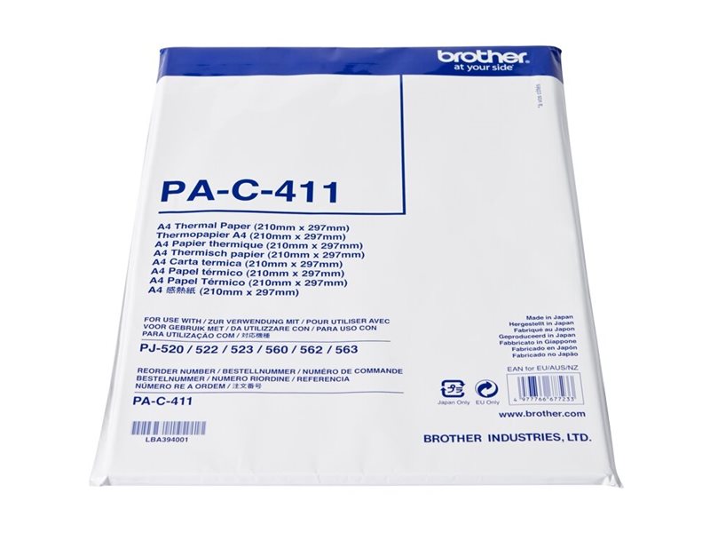 BROTHER PA-C-411 Thermopapier A4 Vorderansicht