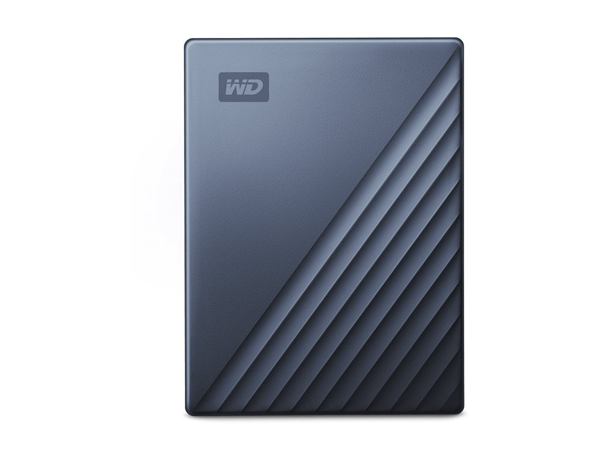 WD My Passport Ultra 6TB Blue USB-C/USB3.0 HDD Vorderansicht