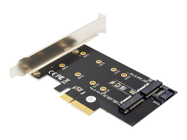 DIGITUS M.2 NGFF/NVMe SSD PCIexpress Add-On card Seitenansicht
