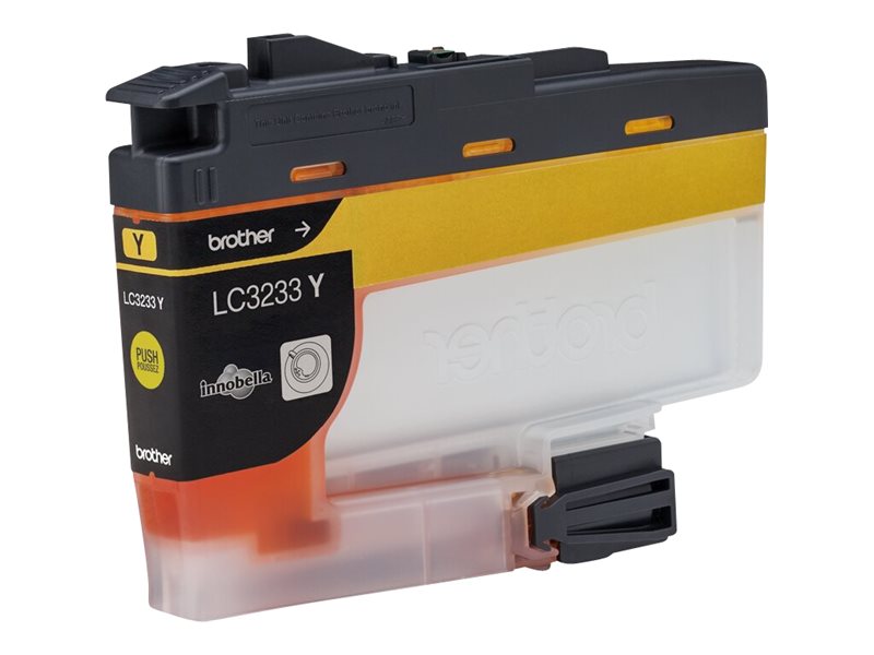 BROTHER LC3233Y Tintenpatrone Gelb im Einsatz