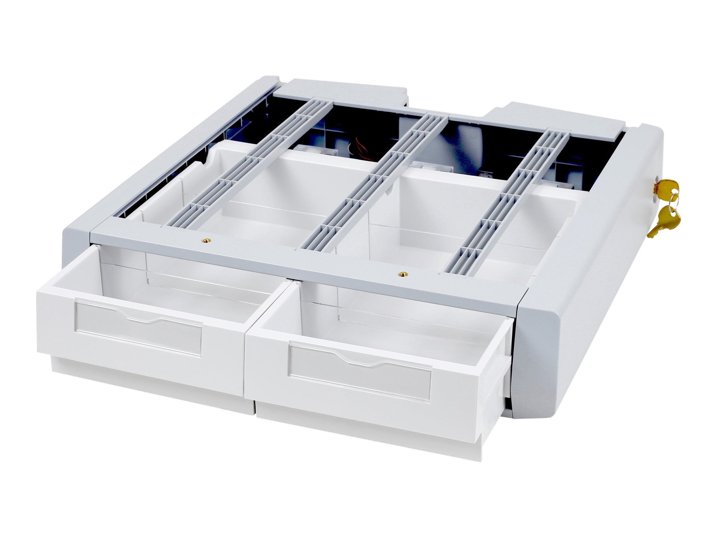 ERGOTRON SV43/44-Doppelt-Zweitschublade Vorderansicht