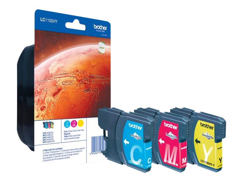 BROTHER Ink Cartridge Blister Pack Rainbow HTE Capacite - Vorderansicht