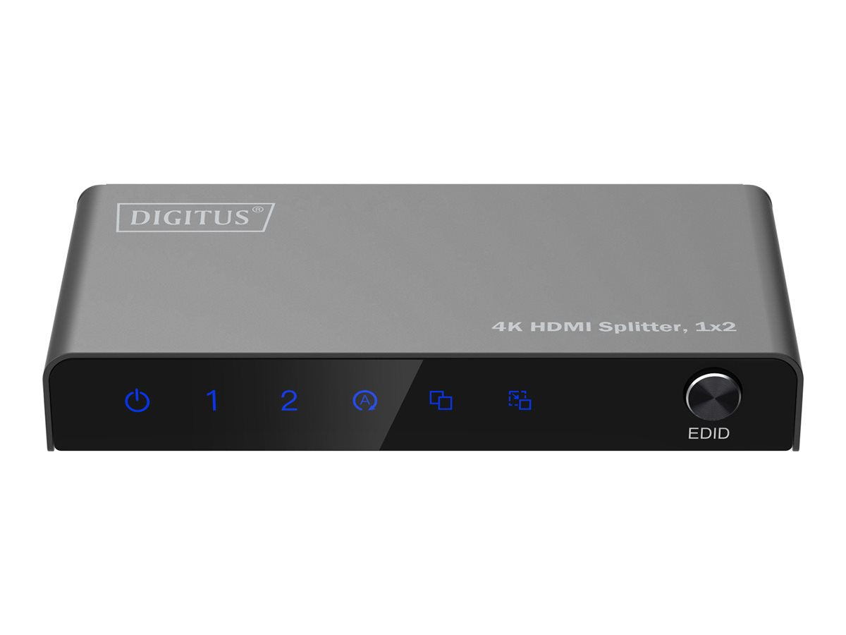 DIGITUS 1x2 HDMI Splitter 4K/60Hz Vorderansicht