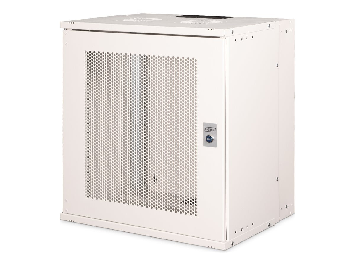 DIGITUS 12U wall mounting cabinet 48.26cm 19Zoll SOHO PRO - Vorderansicht