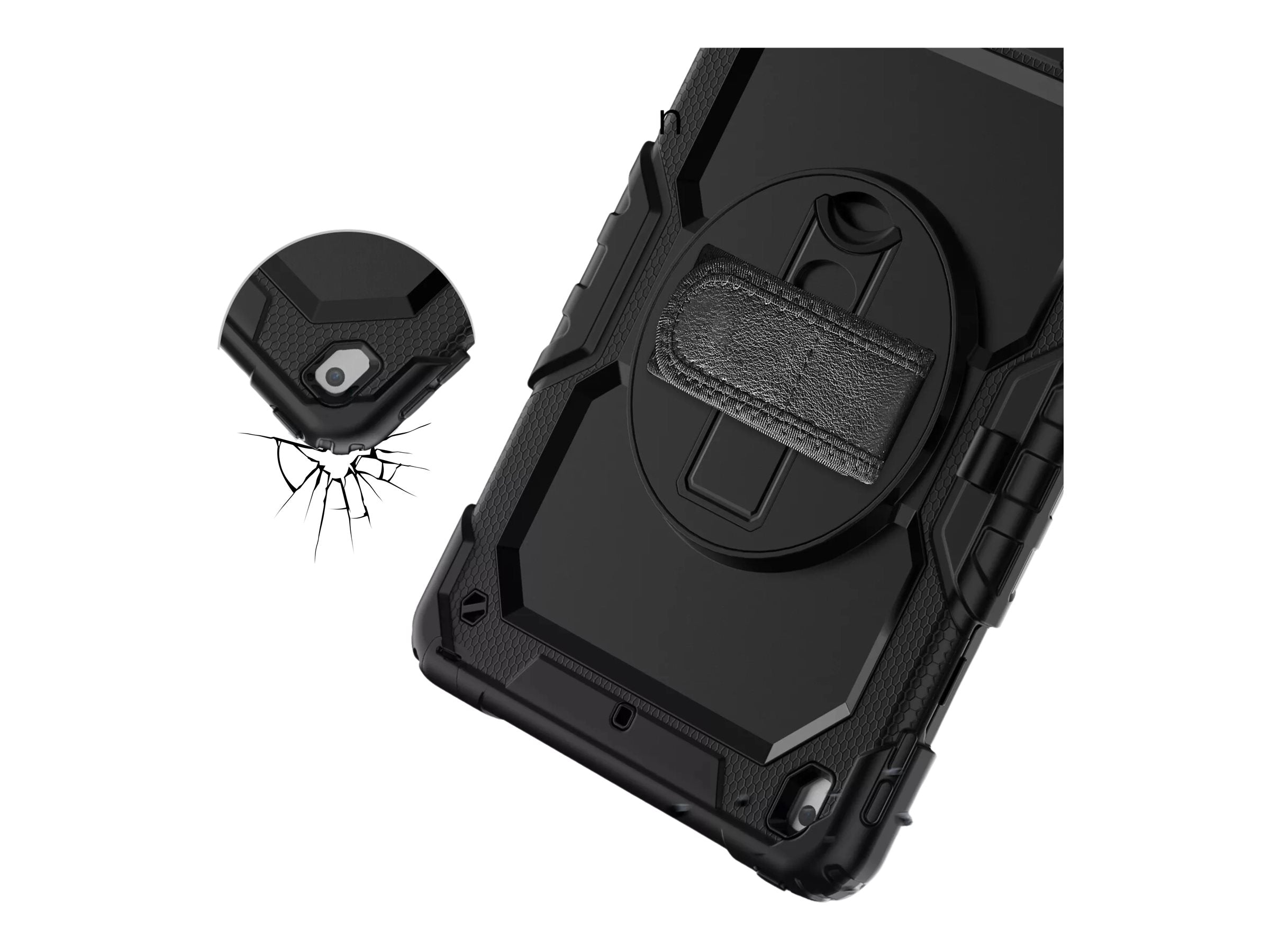 DEQSTER 360G Rugged Case für iPad 10th gen - Detailansicht der Handschlaufe