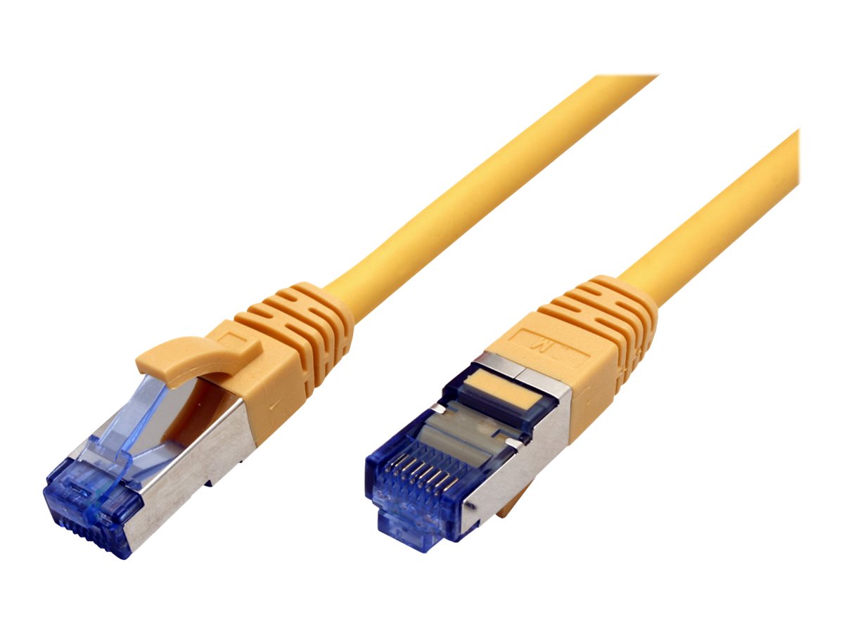 VALUE Patchkabel Kat.6A Class EA S/FTP PiMF LSOH gelb 2m - Vorderansicht