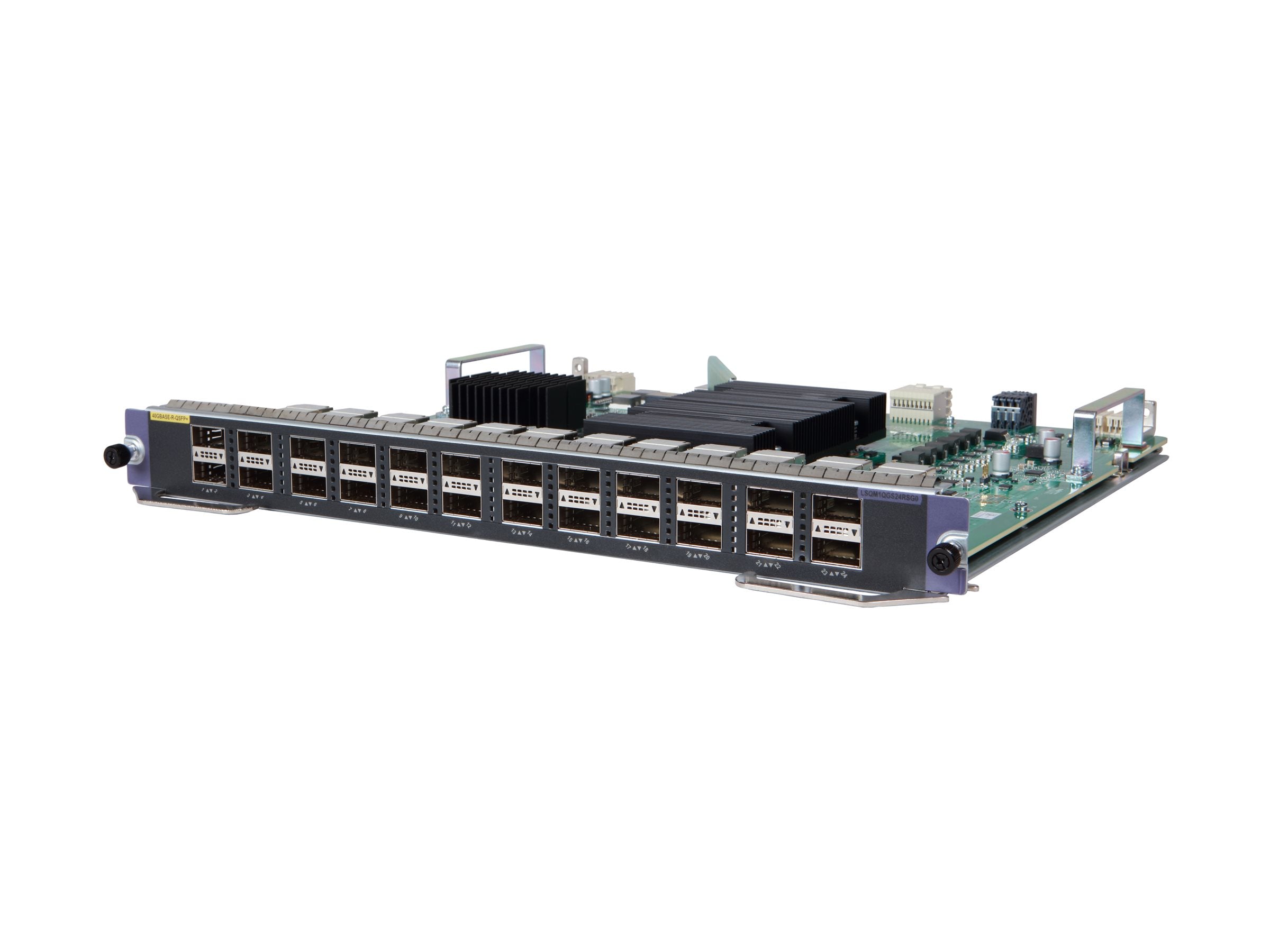 ARUBA HPE FlexNetwork 7500X SG Module 24x40G QSFP+ Vorderansicht