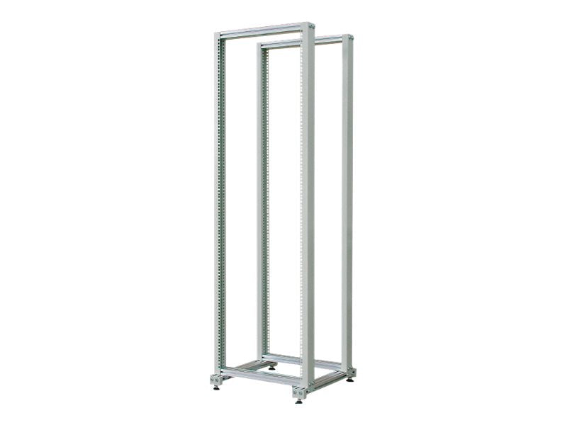 EFB 48,26cm 19Zoll Duplex Rahmen 42HE RAL7035 Grau - Vorderansicht