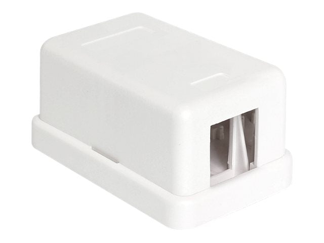 DELOCK Keystone Leergehäuse 1 Port - Vorderansicht