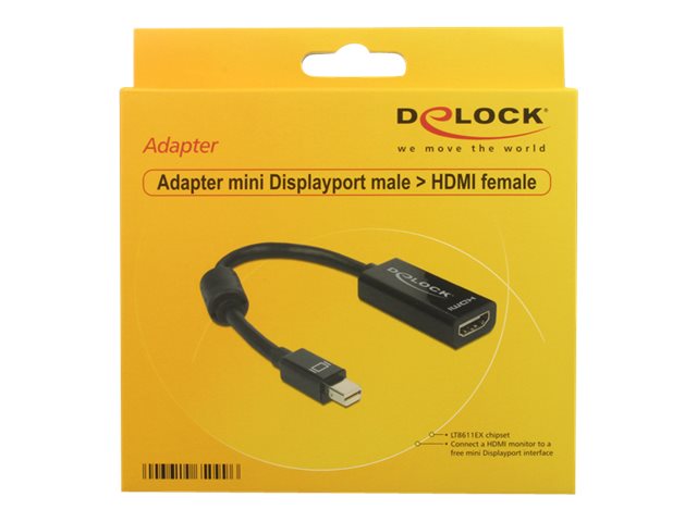 DELOCK Adapter miniDisplay Port-St > HDMI-Bu Verpackung