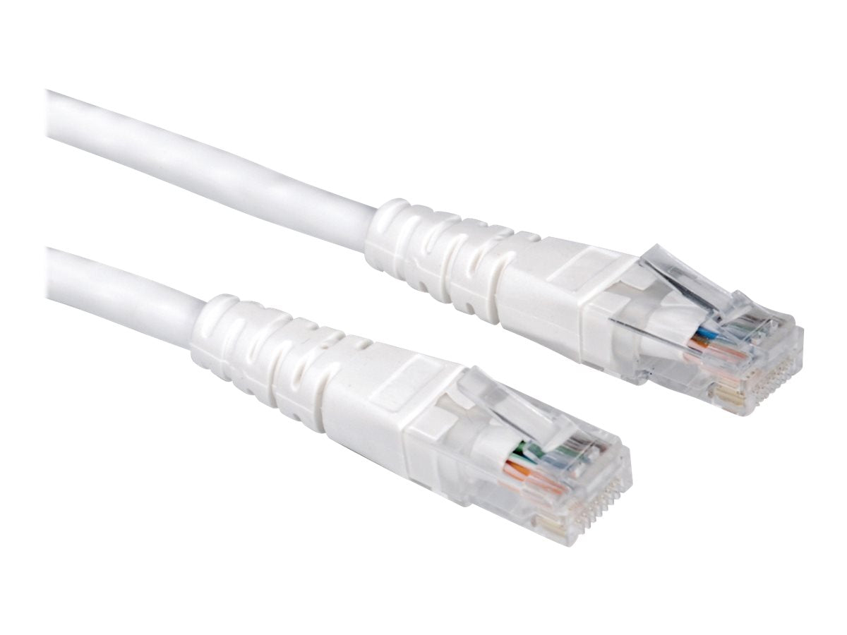 VALUE Patchkabel Kat.6 Class E UTP weiss 0,5m Verpackung