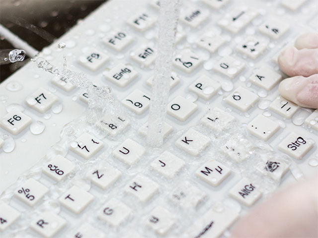GETT InduProof Advanced Silikon Tastatur Vorderansicht