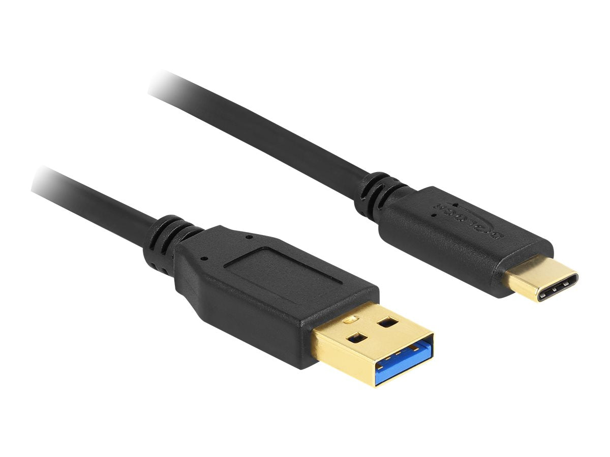 DELOCK SuperSpeed USB USB 3.2 Gen 1 Kabel Typ-A zu USB Type-C 3 m - Vorderansicht