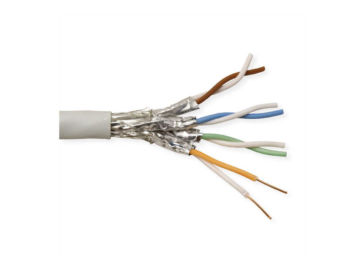 ROLINE S/FTP-PiMF-Kabel Kat.6 Class E Massivdraht 300m Verpackung