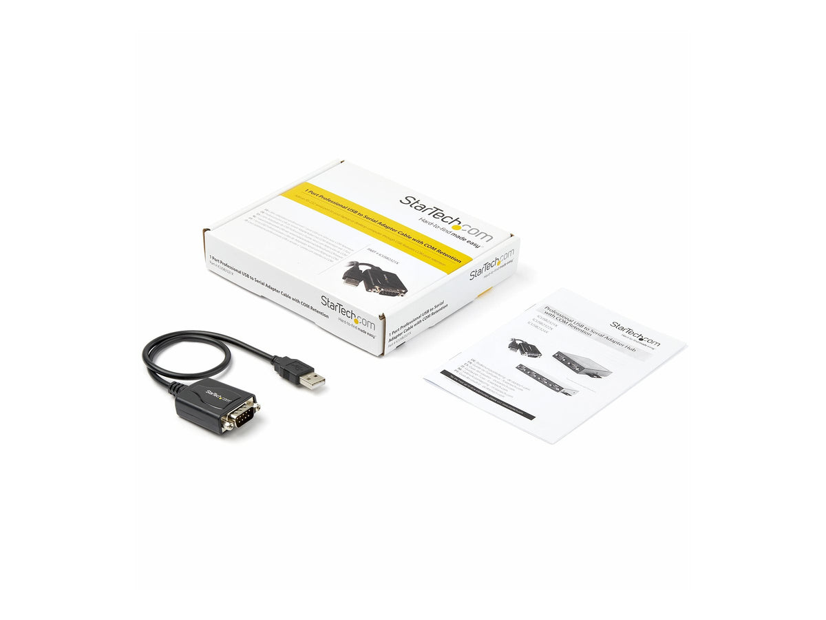 STARTECH.COM USB 2.0 auf Seriell Adapter Vorderansicht