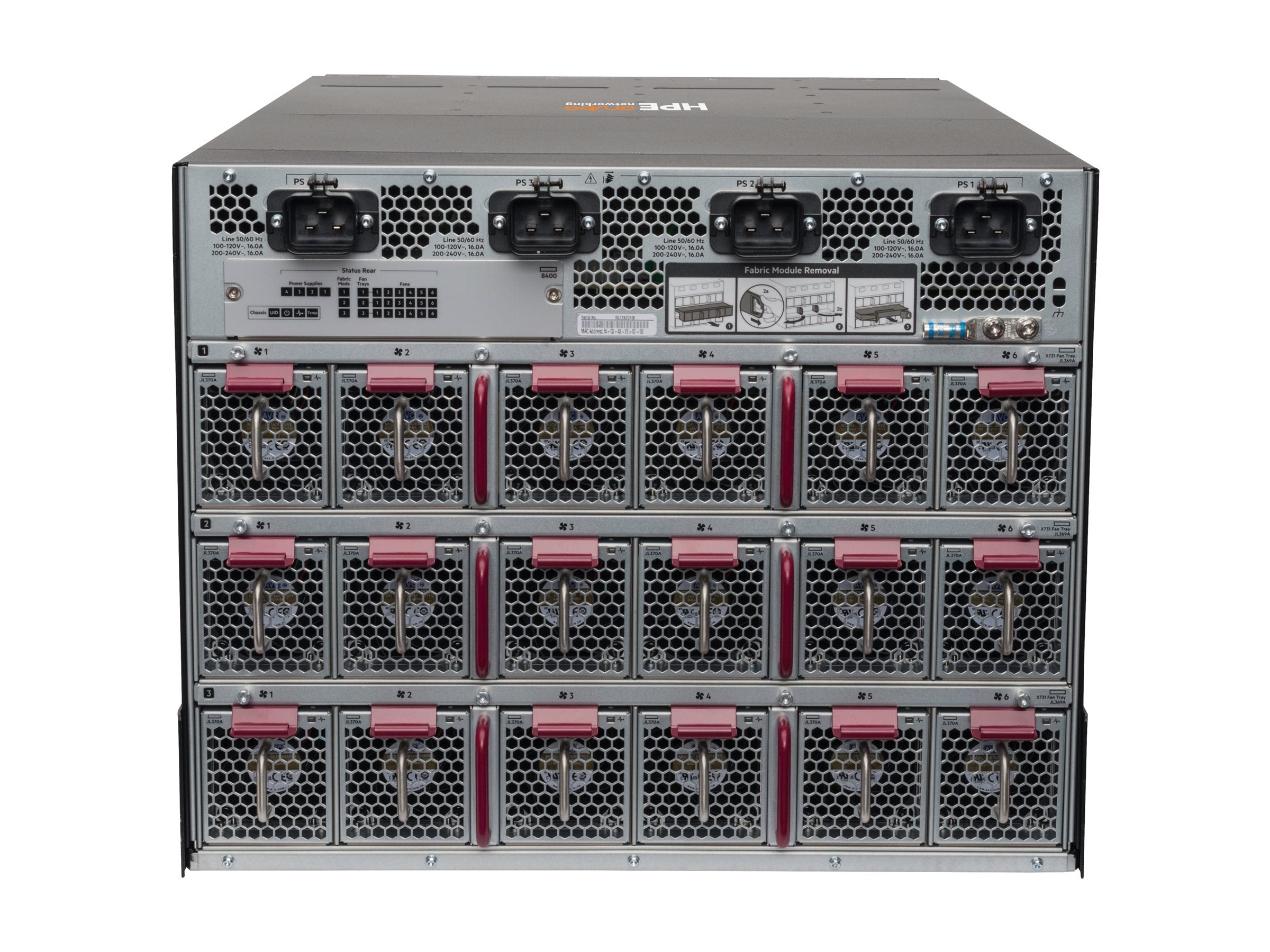 ARUBA HPE Aruba 8400 Switch Vorderansicht