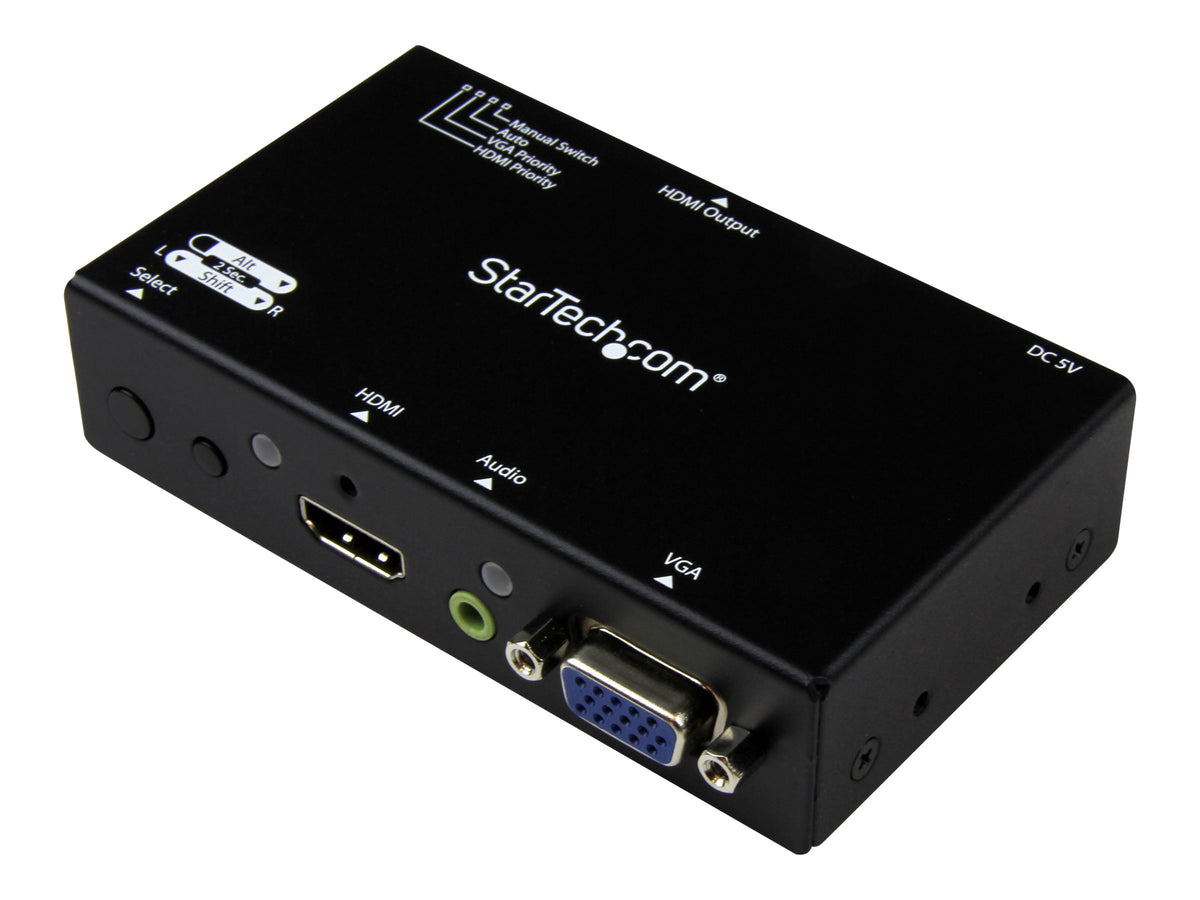 STARTECH.COM 2 Port HDMI + VGA auf HDMI Konverter Switch Montagezubehör