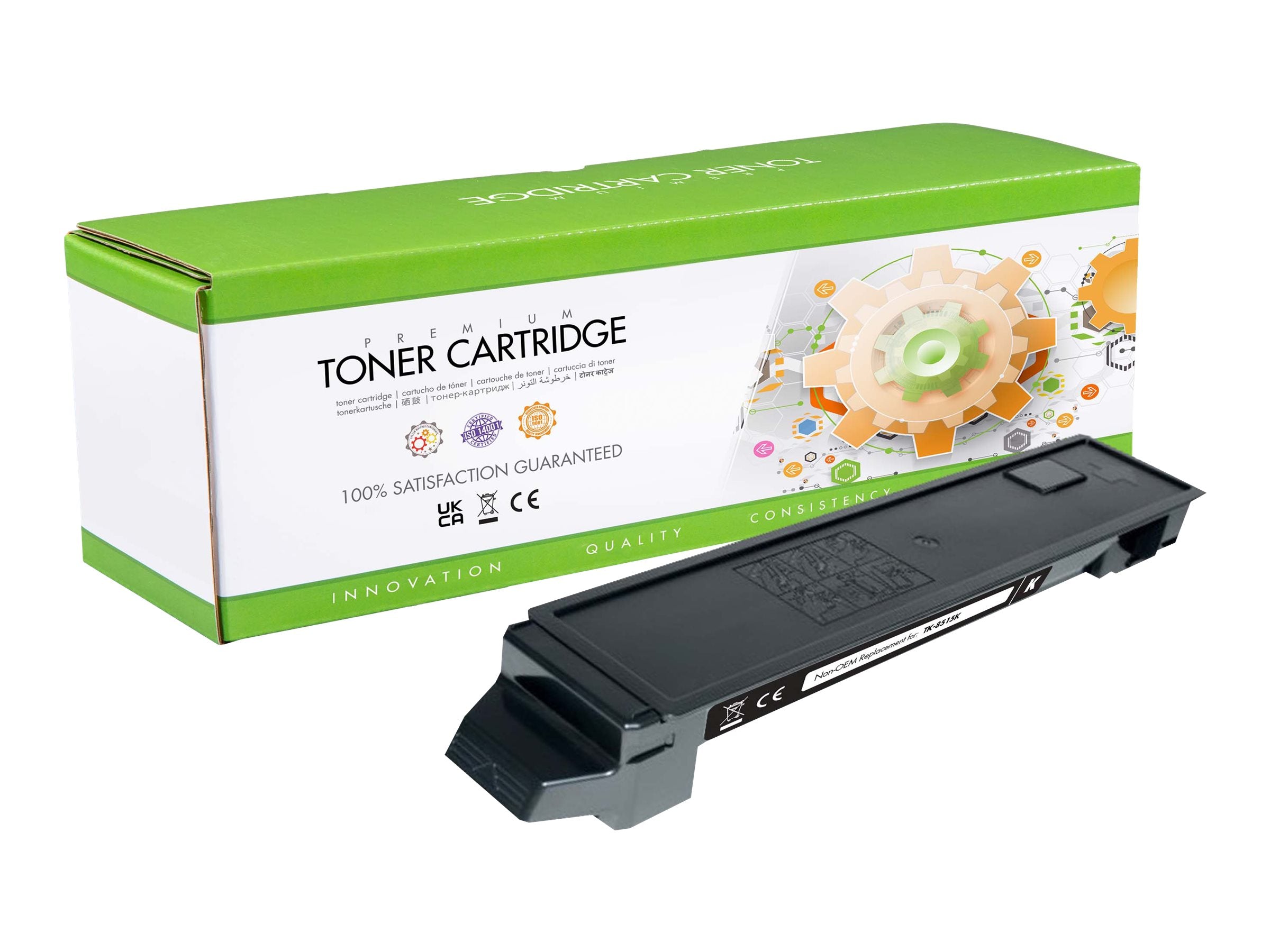 STATIC Tonerpatrone Kyocera TK-8515K schwarz Vorderansicht