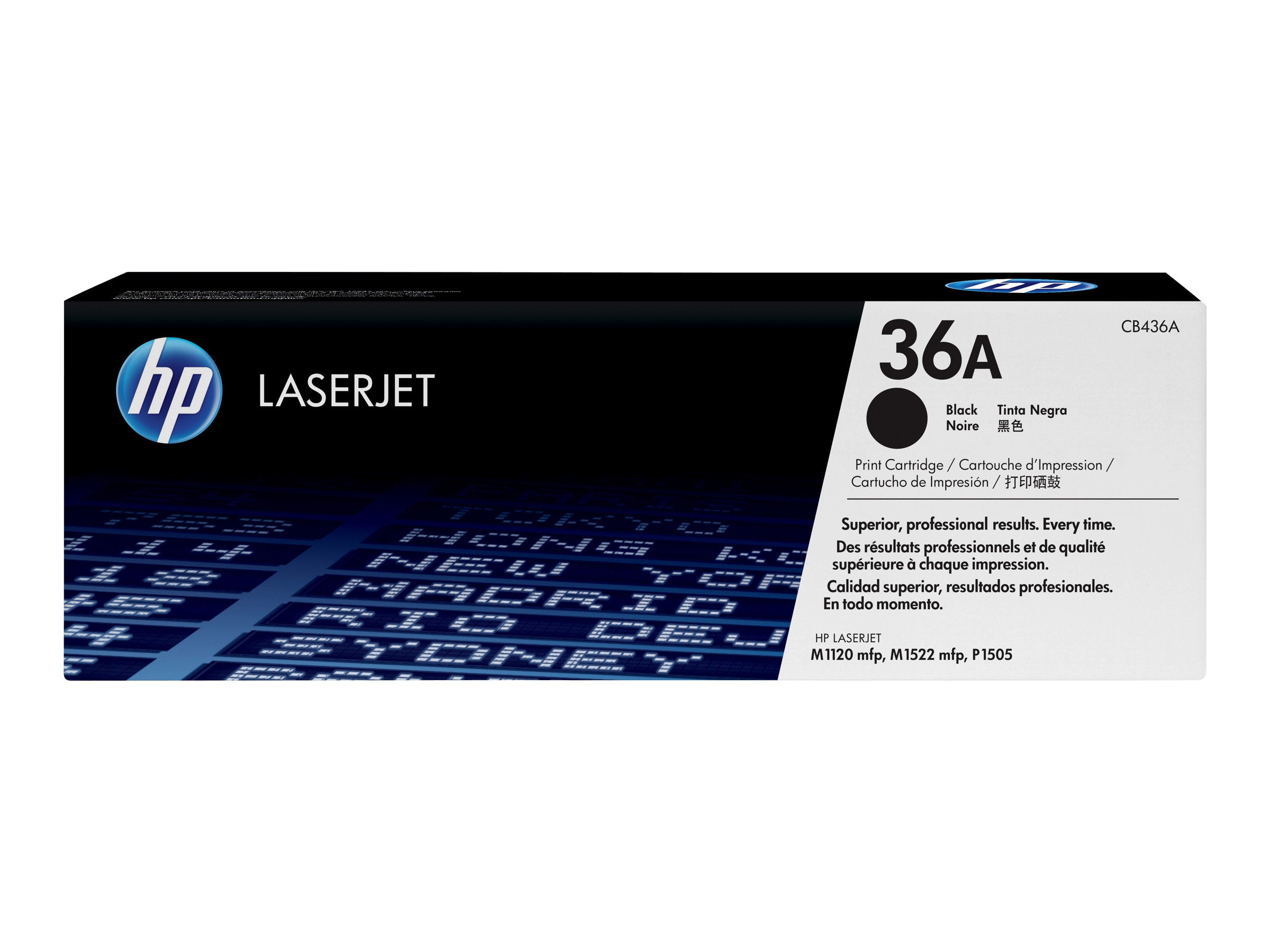 HP 36A Tonerpatrone Seitenansicht