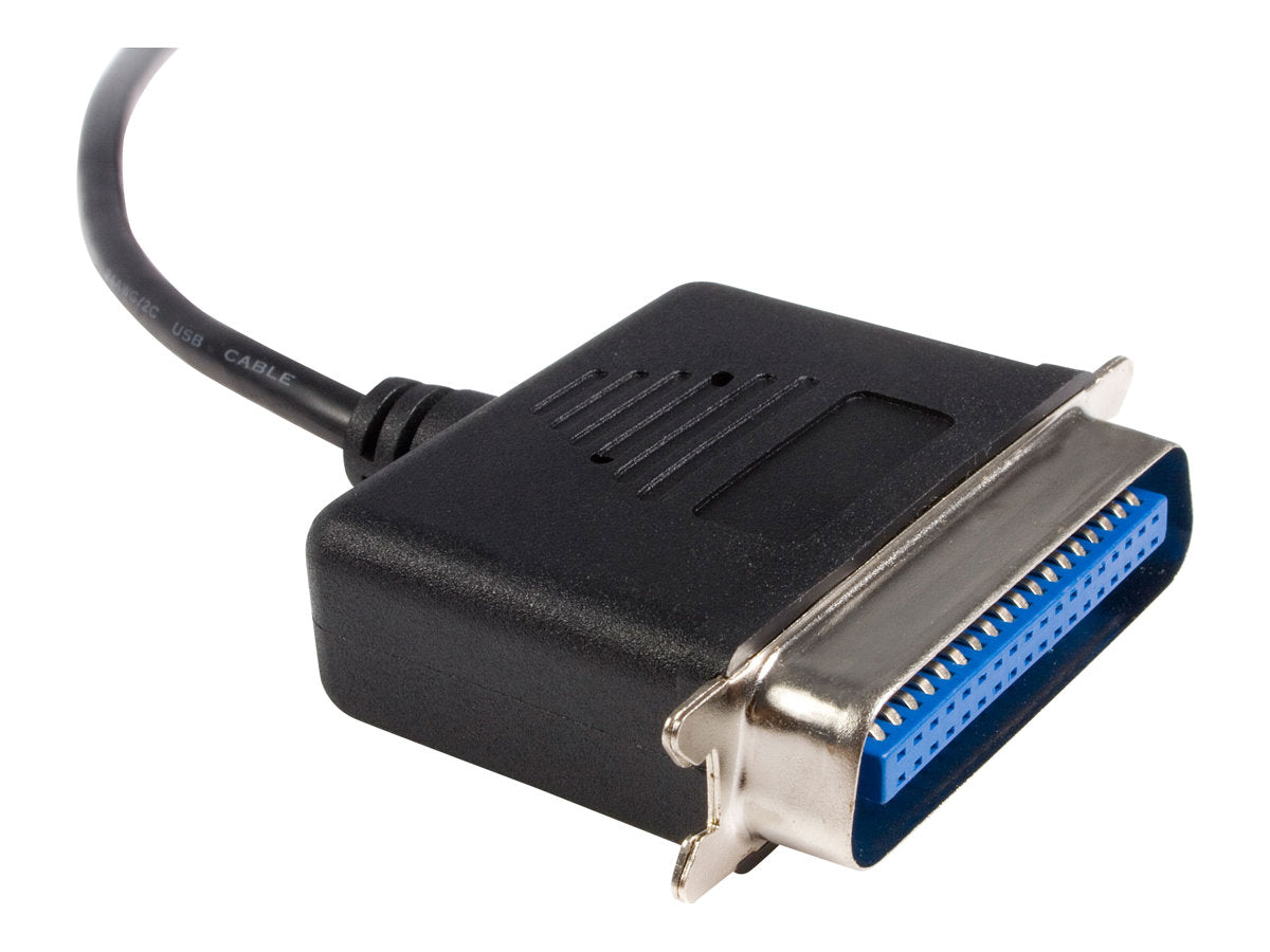 STARTECH.COM ICUSB128410 USB auf Parallel Adapter Kabel Anschlussansicht