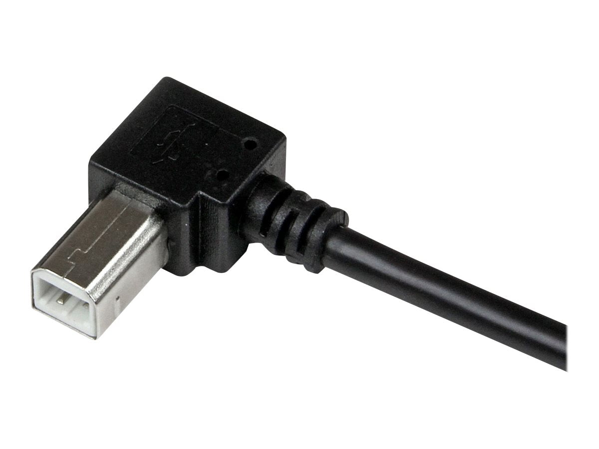 STARTECH.COM 1m USB 2.0 A to Right Angle B Cable - Anschlussansicht