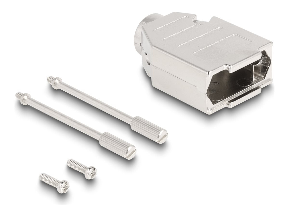 DELOCK D-Sub Gehäuse für 9 Pin Stecker / Buchse - Vorderansicht