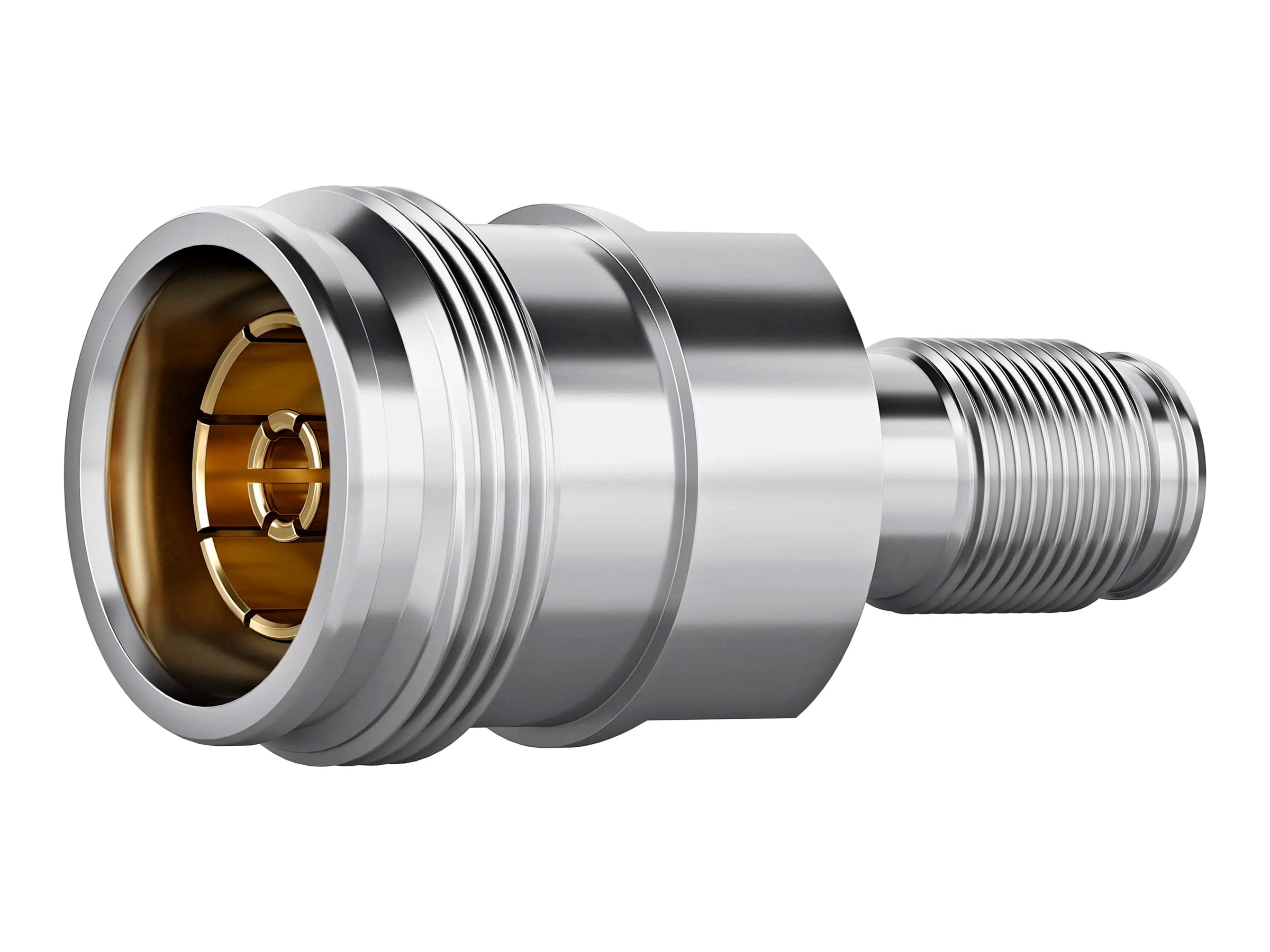 PUC TELEGÄRTNER Adapter 4.3-10 - NEX10 f-f Adapter Vorderansicht