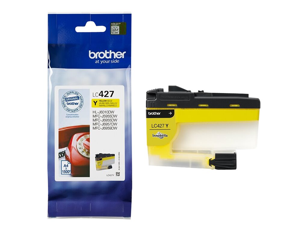 BROTHER LC-427Y Gelb Tintenpatrone Detailansicht