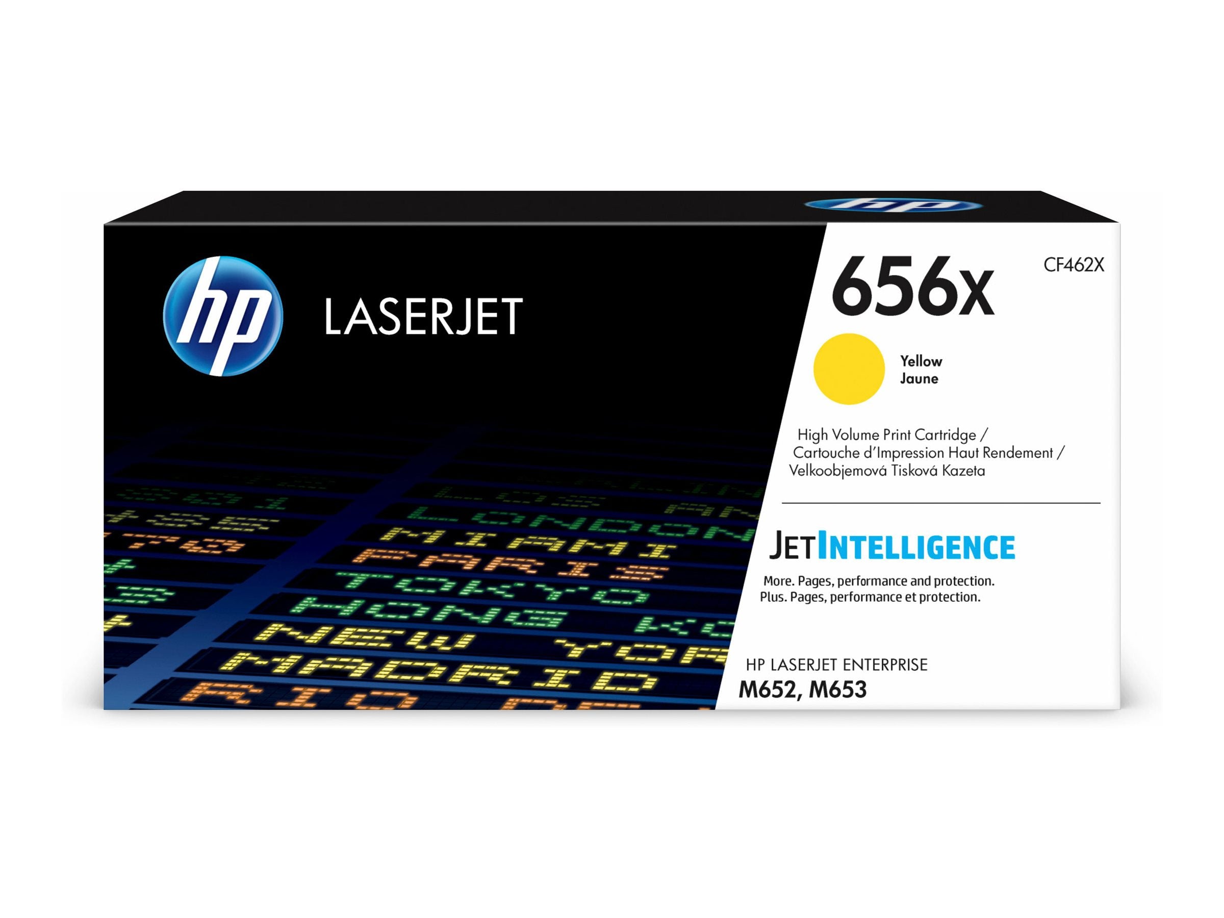 HP 656X Original LaserJet Toner Gelb Verpackung
